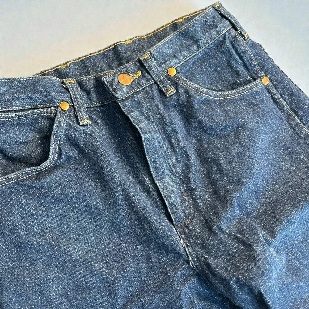 Wrangler 13MWZG Womens 26x34 Vintage Made USA High Rise Cowboy Western Jeans - Picture 2 of 8